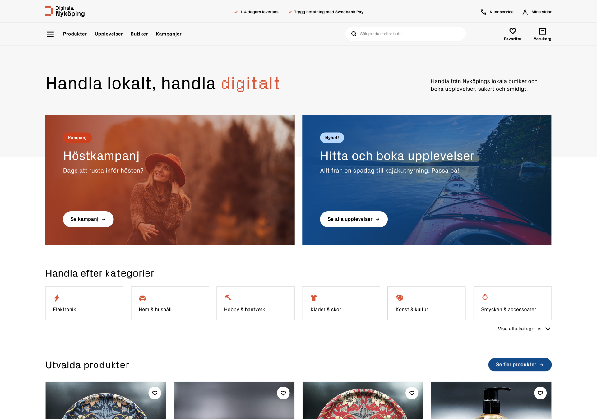 Digitala Nyköping Startsida