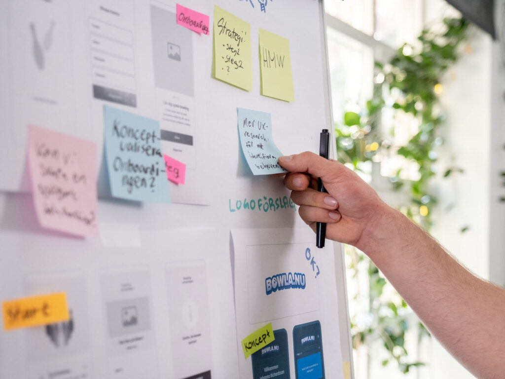 UX planering Tankbar Digitalbyrå, Webbyrå