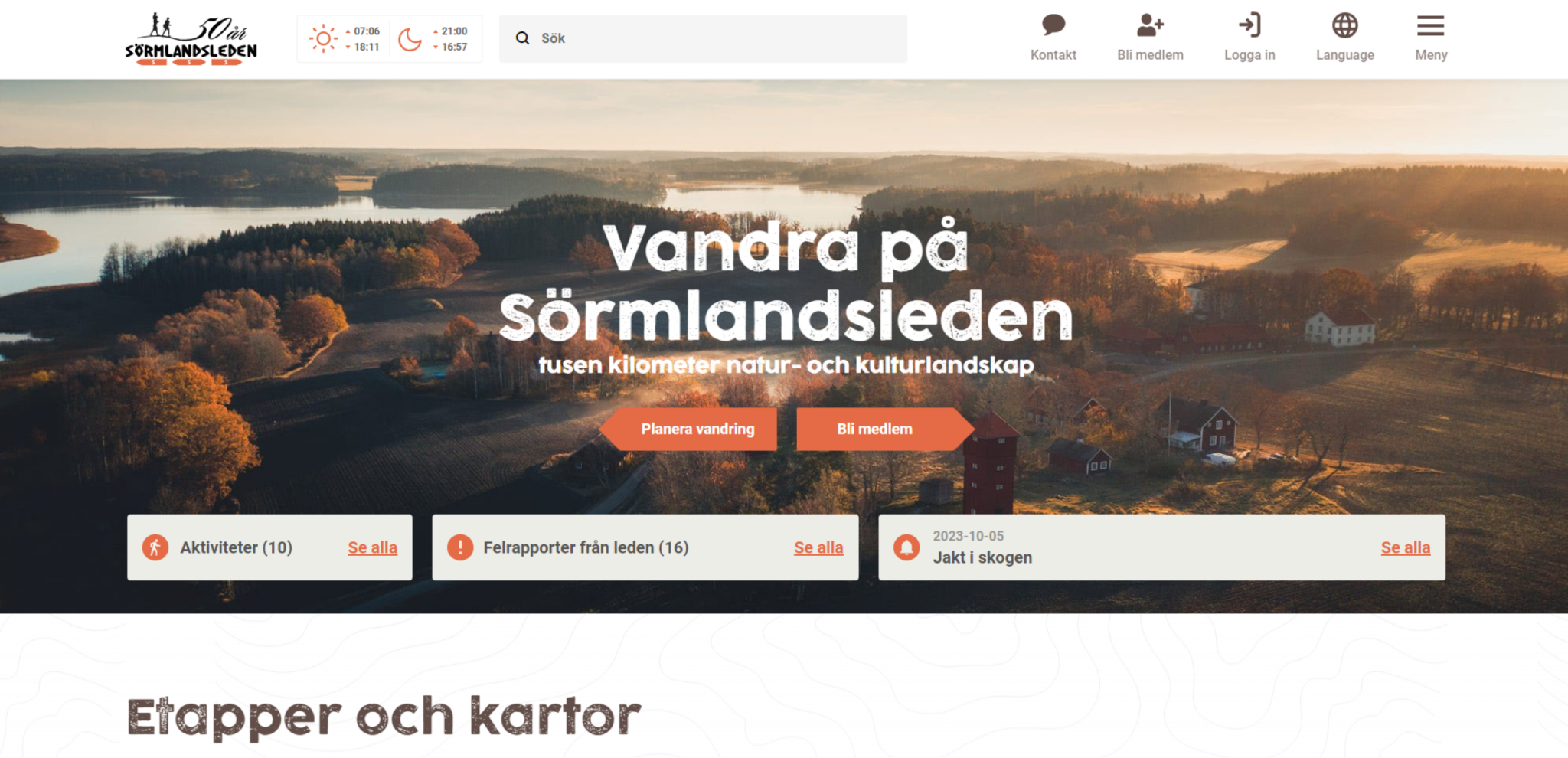 Sörmlandsleden Header