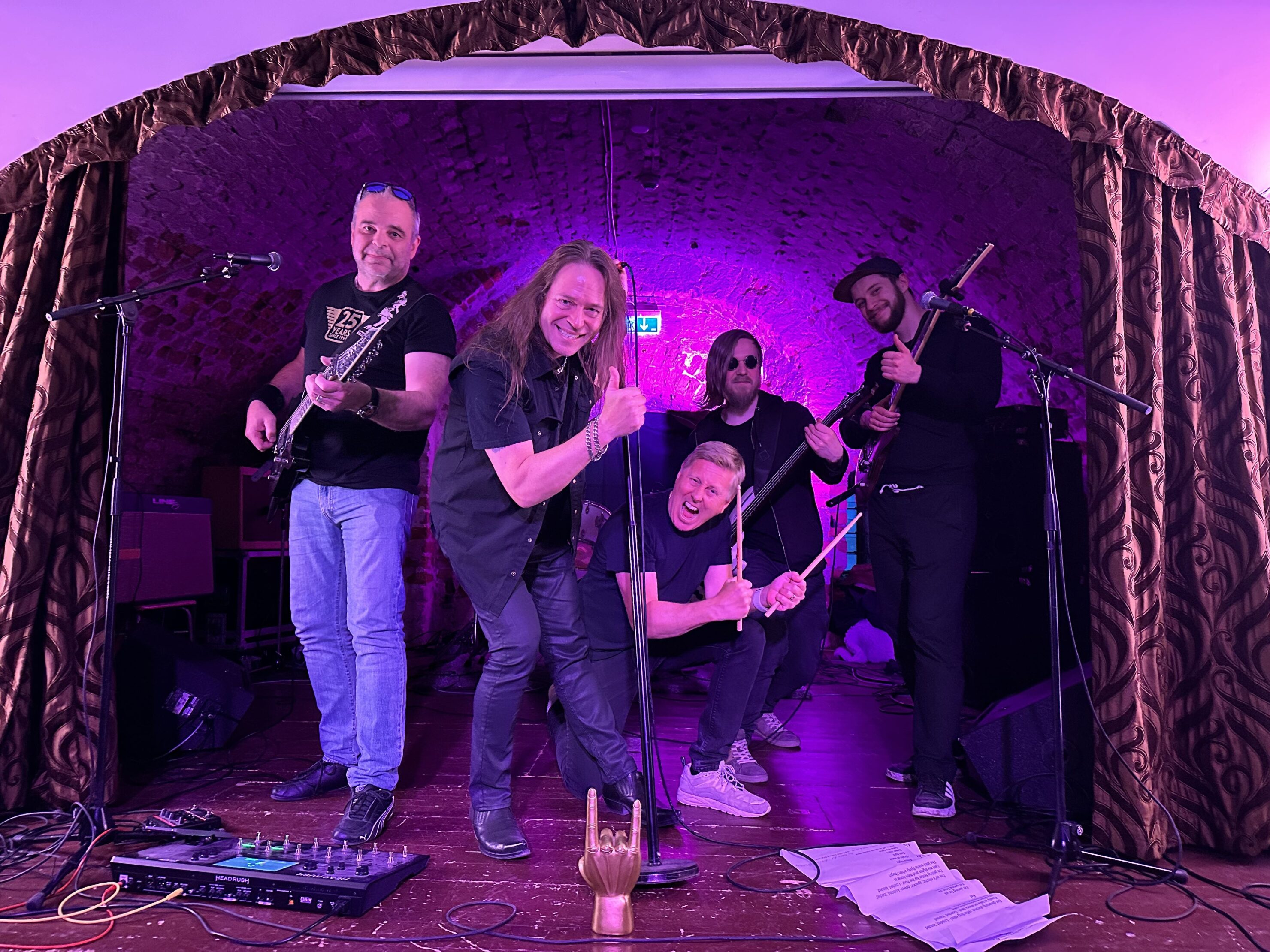 Tankband: Micke Palm, Thomas Eklund, Philip Saltskog, Micke Isaksson, Joar Eriksson