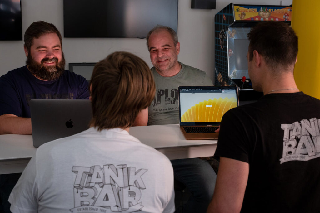 Rasmus, Micke x2 och Luca Tankbar Digitalbyrå, Webbyrå