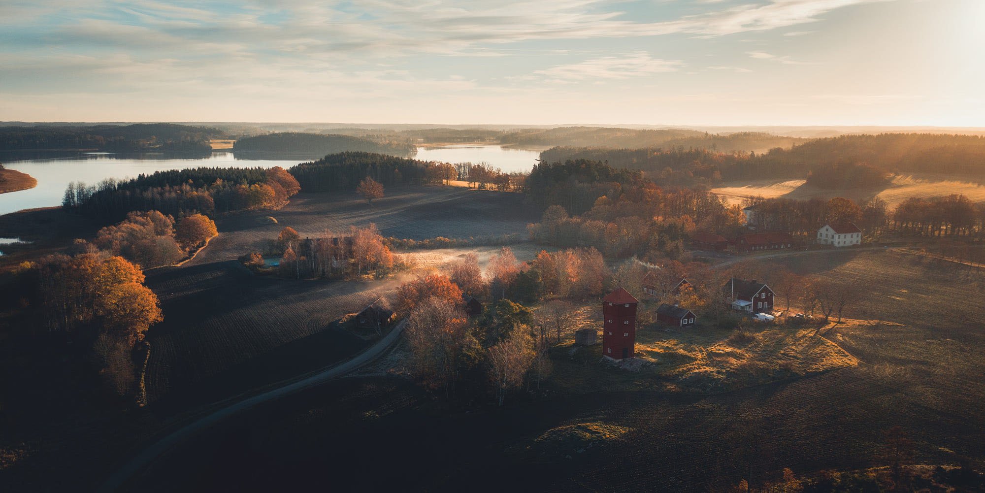 Sörmland Drönarbild Tankbar